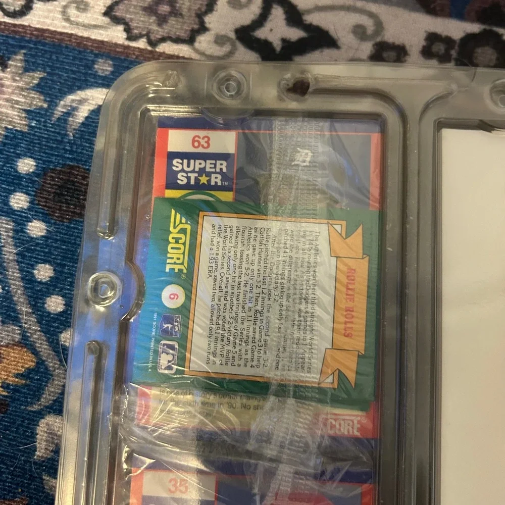1991 Score Baseball 100 Hottest Players Superstar 100 Card Set Book Griffey Ryan